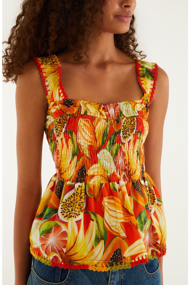 Fruit Garden Top, Alternate, color, FRUIT GARDEN RED