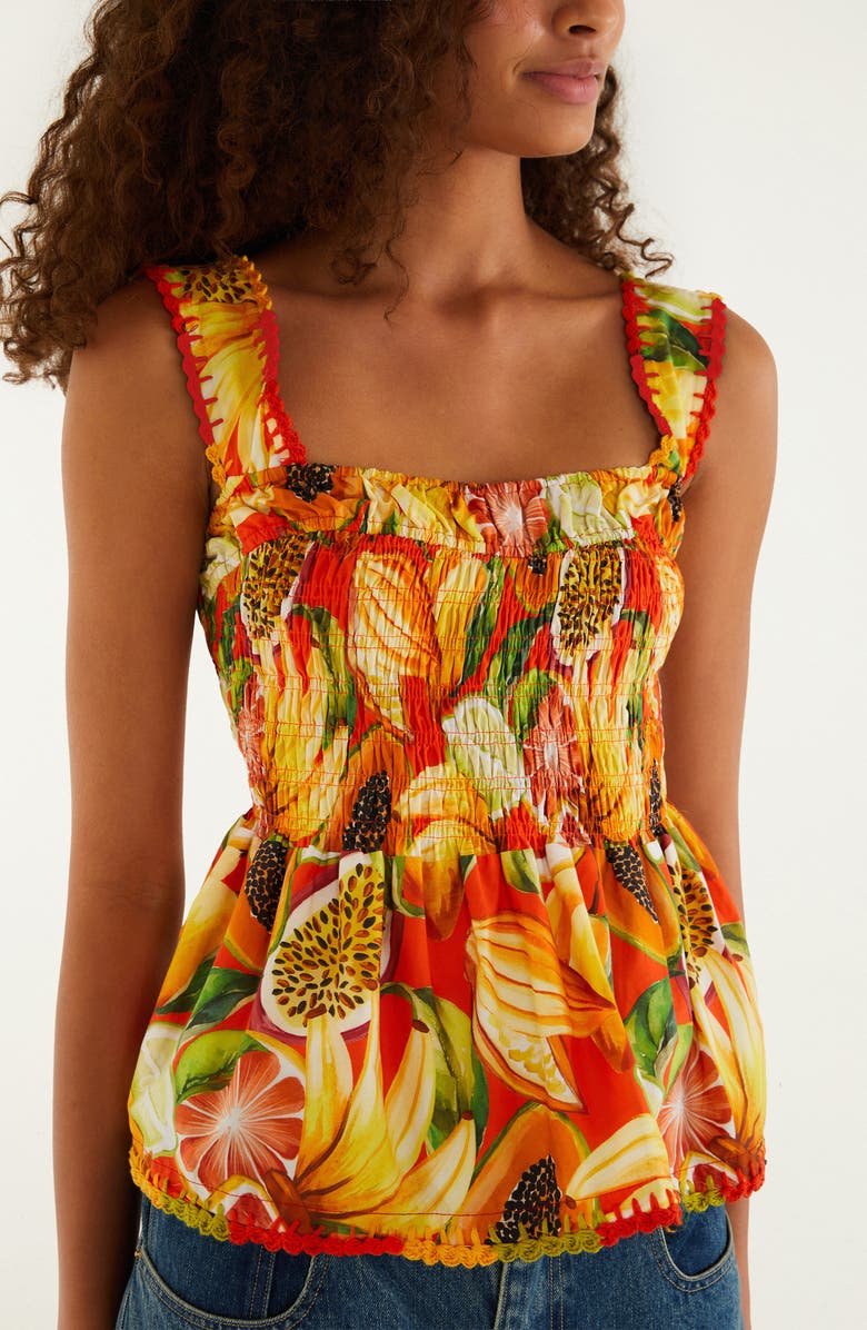 FARM Rio Fruit Garden Top, Alternate, color, Fruit Garden Red