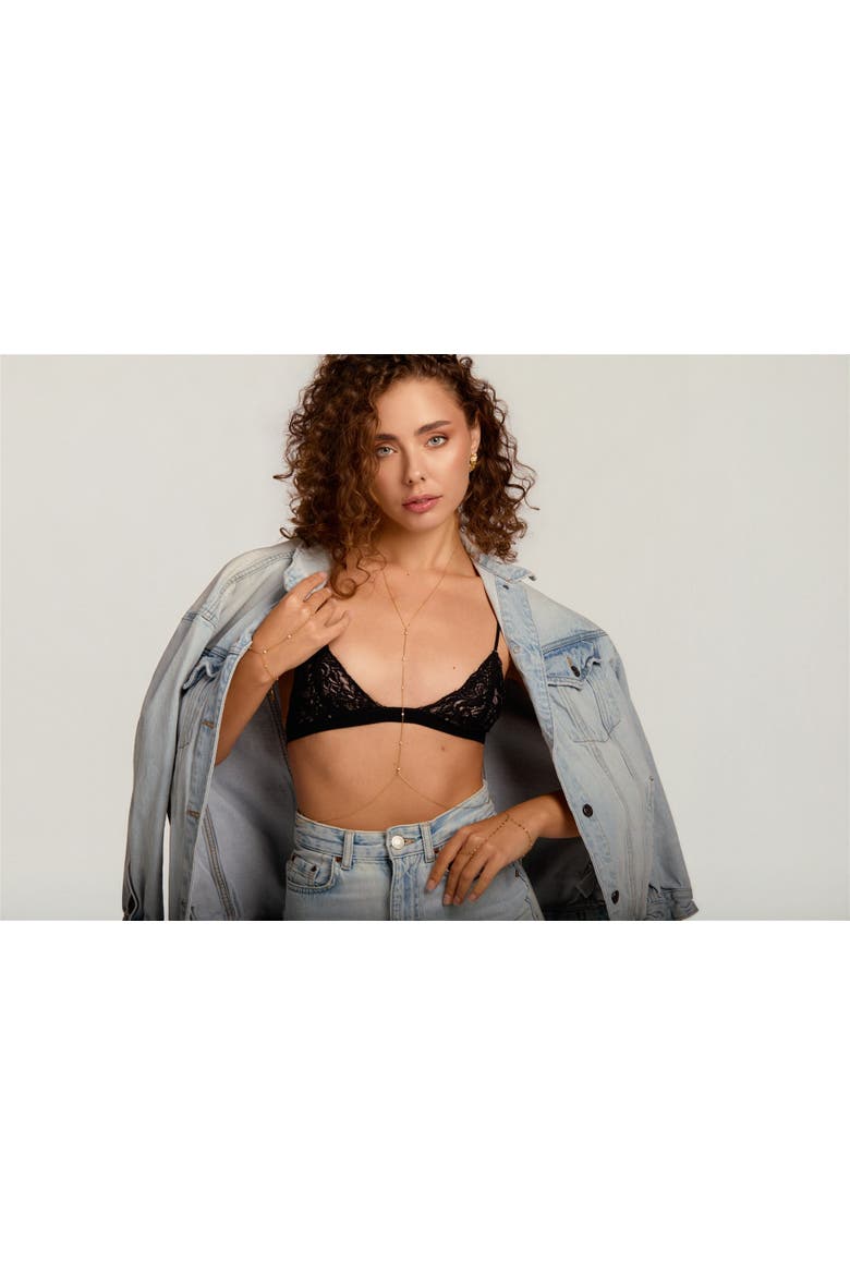 Serra Body Chain, Alternate, color, Gold
