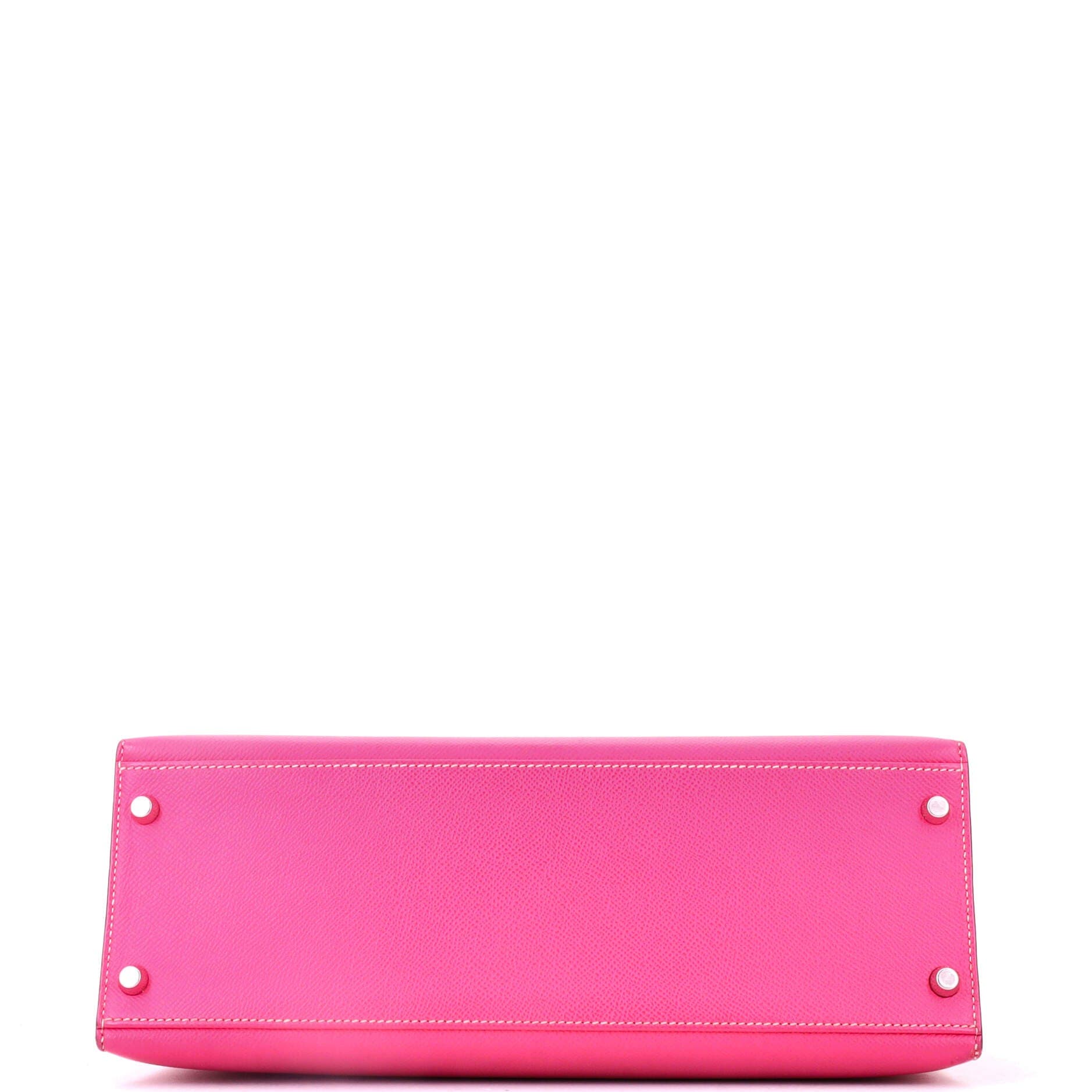 Kelly Handbag Pink Epsom with Palladium Hardware 32, Alternate, color, Pink