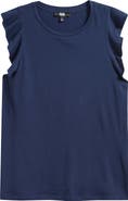 PAIGE Alaria Flutter Sleeve Pima Cotton Top