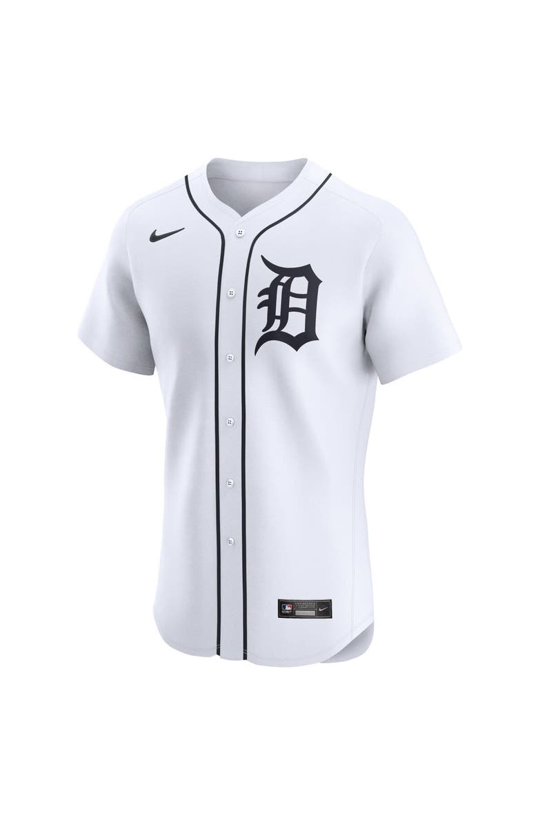 Nike Men's Nike White Detroit Tigers Home Elite Jersey, Alternate, color, 
