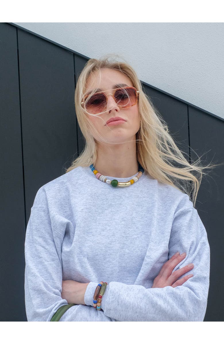 By Lilla Vintage Necklace, Alternate, color, Multi