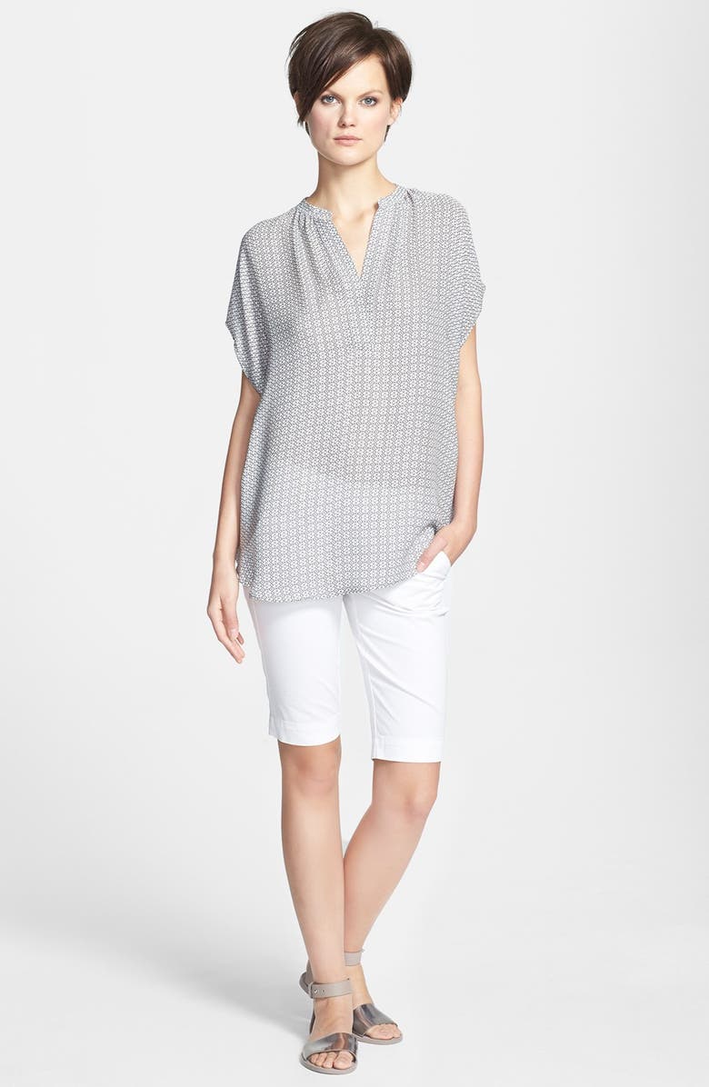 Vince 'Popover' Print Blouse, Alternate, color, Coastal Combo