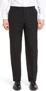 Berle Lightweight Plain Weave Flat Front Classic Fit Trousers