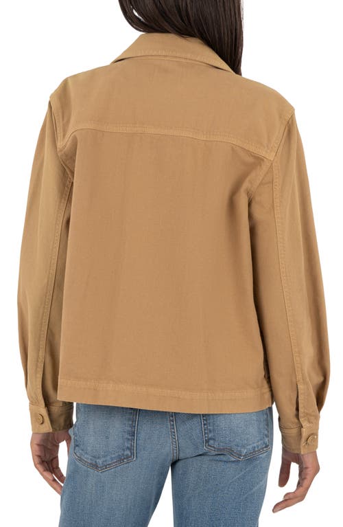 Kut From The Kloth Barb Pocket Jacket In Gold