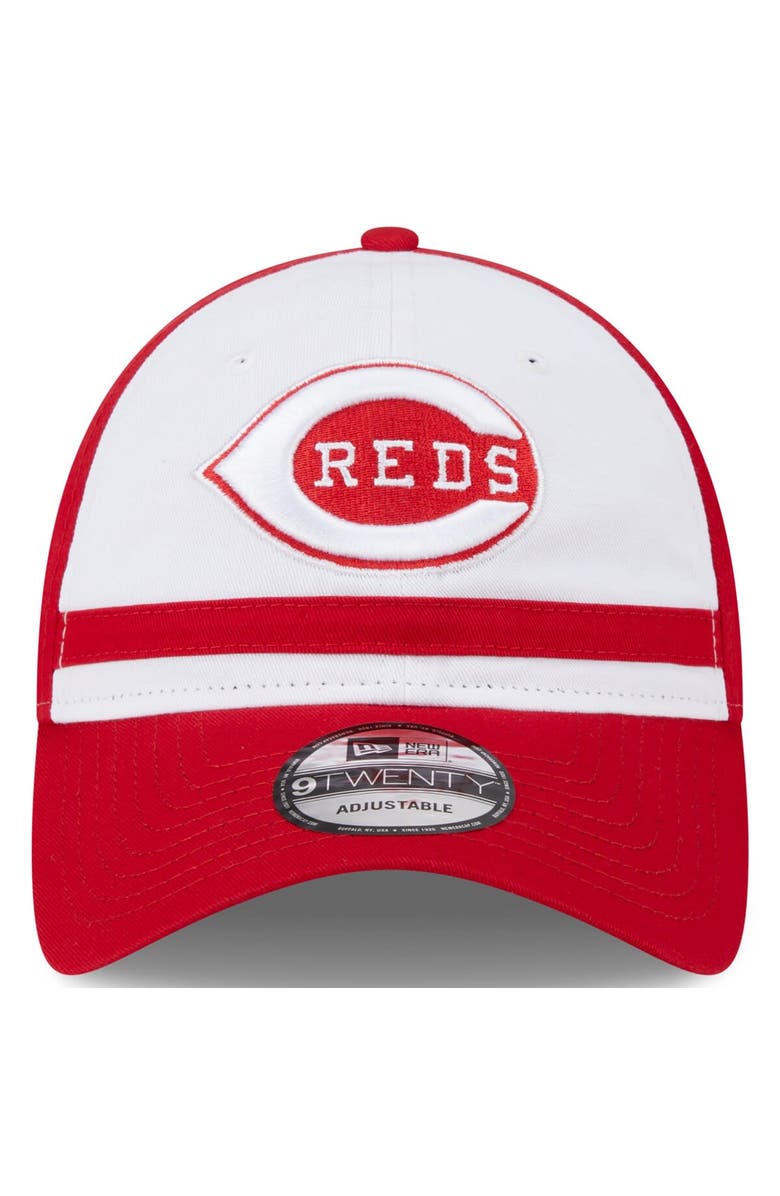 New Era Men's New Era White Cincinnati Reds 2024 Batting Practice 9TWENTY Adjustable Hat, Alternate, color,