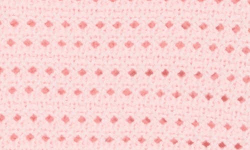 Abound Open Stitch Cotton Sweater In Pink Balm