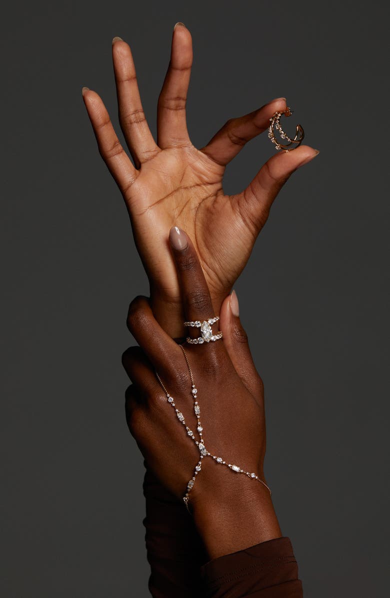 Nadri Everleigh Hand Chain, Alternate, color, Gold