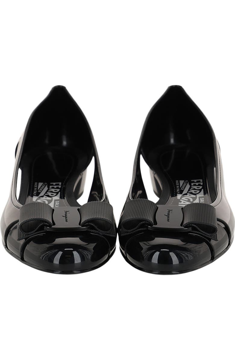 FERRAGAMO Vara Bow Cutout Flat, Alternate, color,