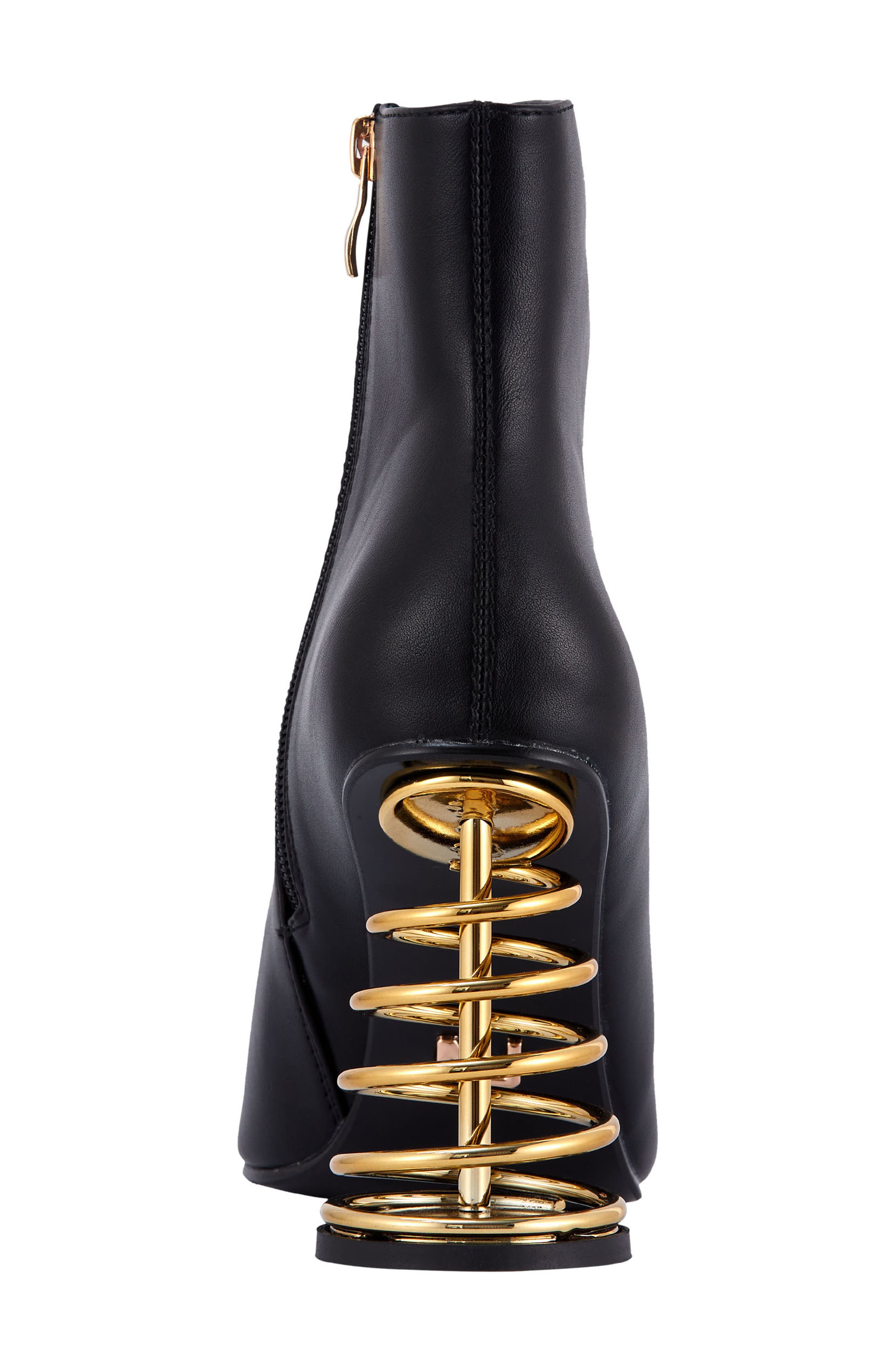 NINETY UNION Slinky Coiled Heel Boot, Alternate, color, Black