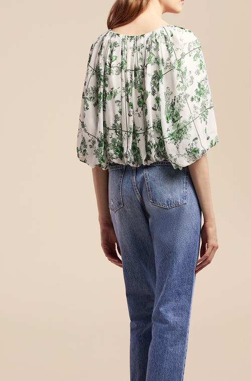 REBECCA TAYLOR REBECCA TAYLOR CONSERVATORY FLEUR BUBBLE TOP