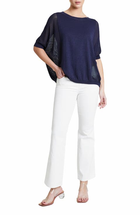 Levi Short Sleeve Mesh Knit with Lurex