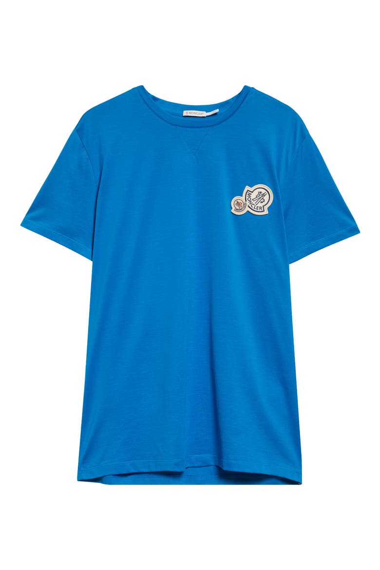 Logo Patch T-Shirt, Alternate, color, BLUETTE