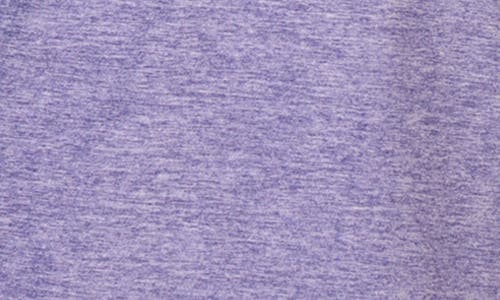 Tailorbyrd Brushed Mélange Long Sleeve Polo In Purple