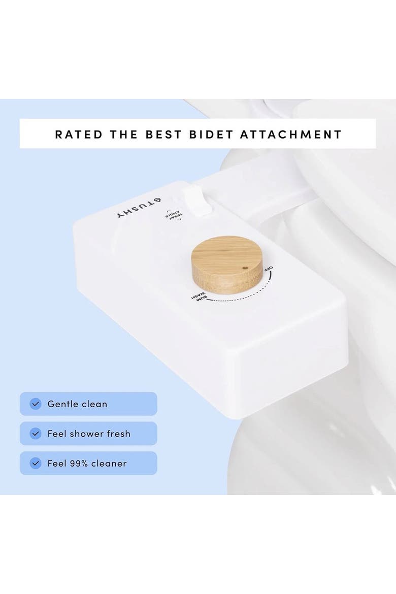 Classic Bidet Attachment, Alternate, color, Brushed Nickel