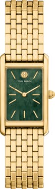 Tory Burch The Eleanor Slim Tank Bracelet Watch, 20mm x 34mm