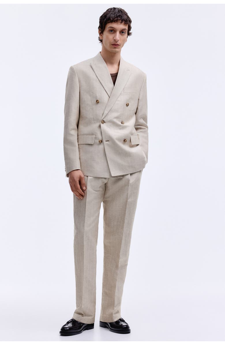 H&M Regular-fit tailored pants, Main, color, Light Gray