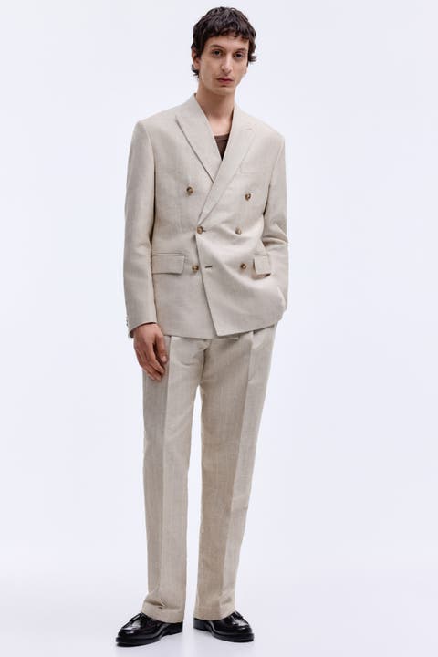 Regular-fit tailored pants