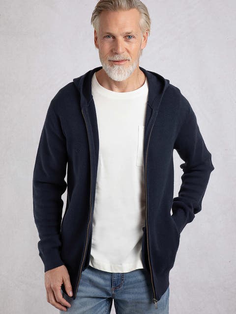 Samuel Knitted Full Zip Hooded Jumper