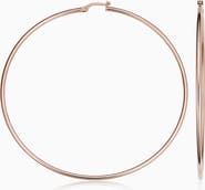 Oradina 14K Gold Everything Oversized Hoop Earrings