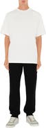Burberry Check Panel Cotton Jogging Pants