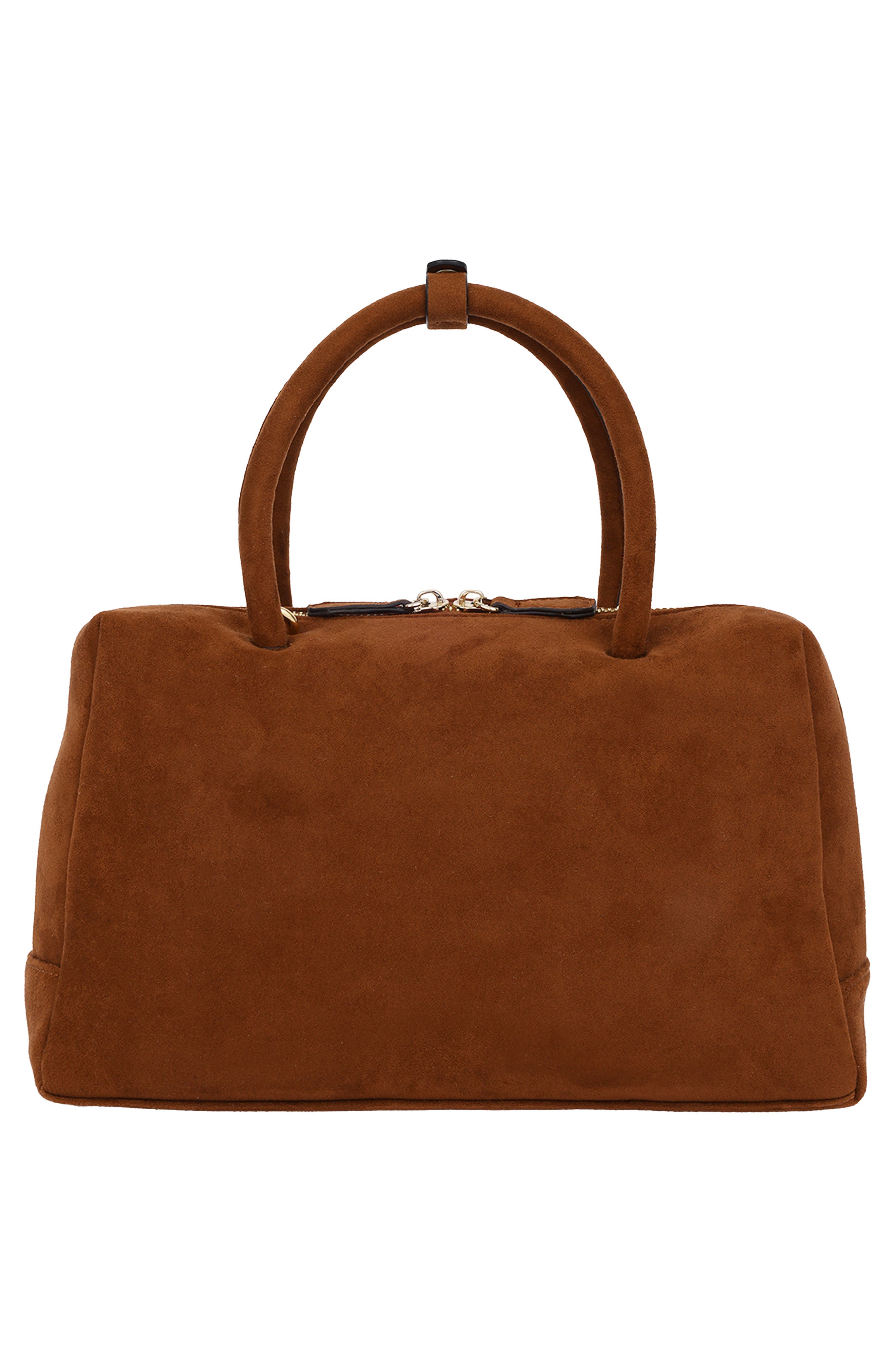 Vintage Chain Satchel Bag, Alternate, color, COGNAC