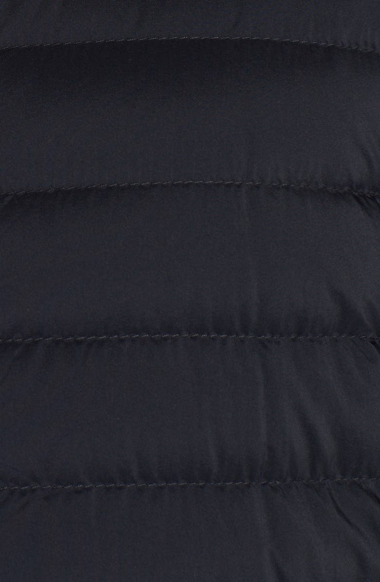 Moncler Quilted Down & Knit Cardigan, Alternate, color, 