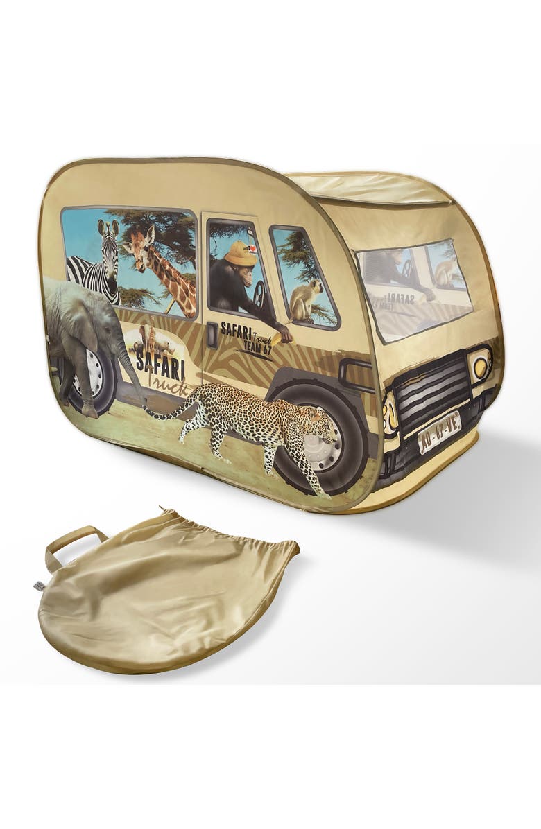 Pop It Up Safari Truck Tent Pop up Playhouse, Wildlife Animal, 3+, Main, color, Multicolored
