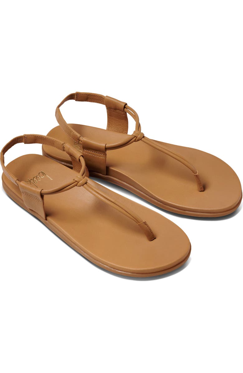 Beek Mango Leather Sandal, Main, color, Honey
