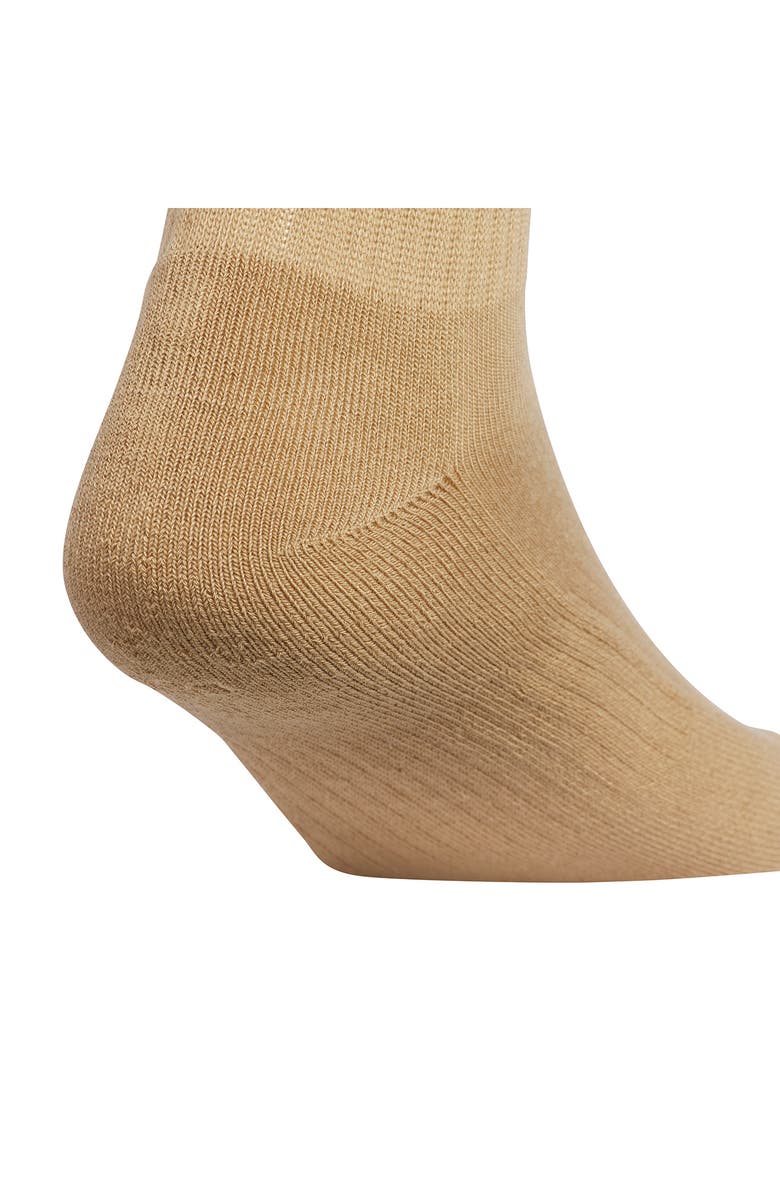 adidas Assorted 3-Pack Trefoil Performance Crew Socks, Alternate, color, Brown/ Heather Grey/ Ash Blue