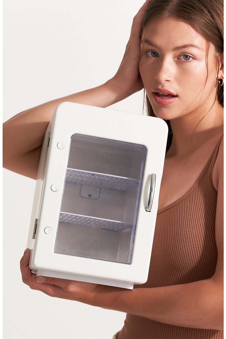 Fria Skin Care Fridge, Alternate, color, WHITE
