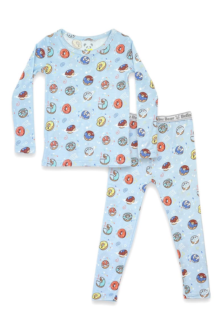 Kids' Blue Donut Set of 2 Piece Pajamas, Main, color, BLUE DONUT
