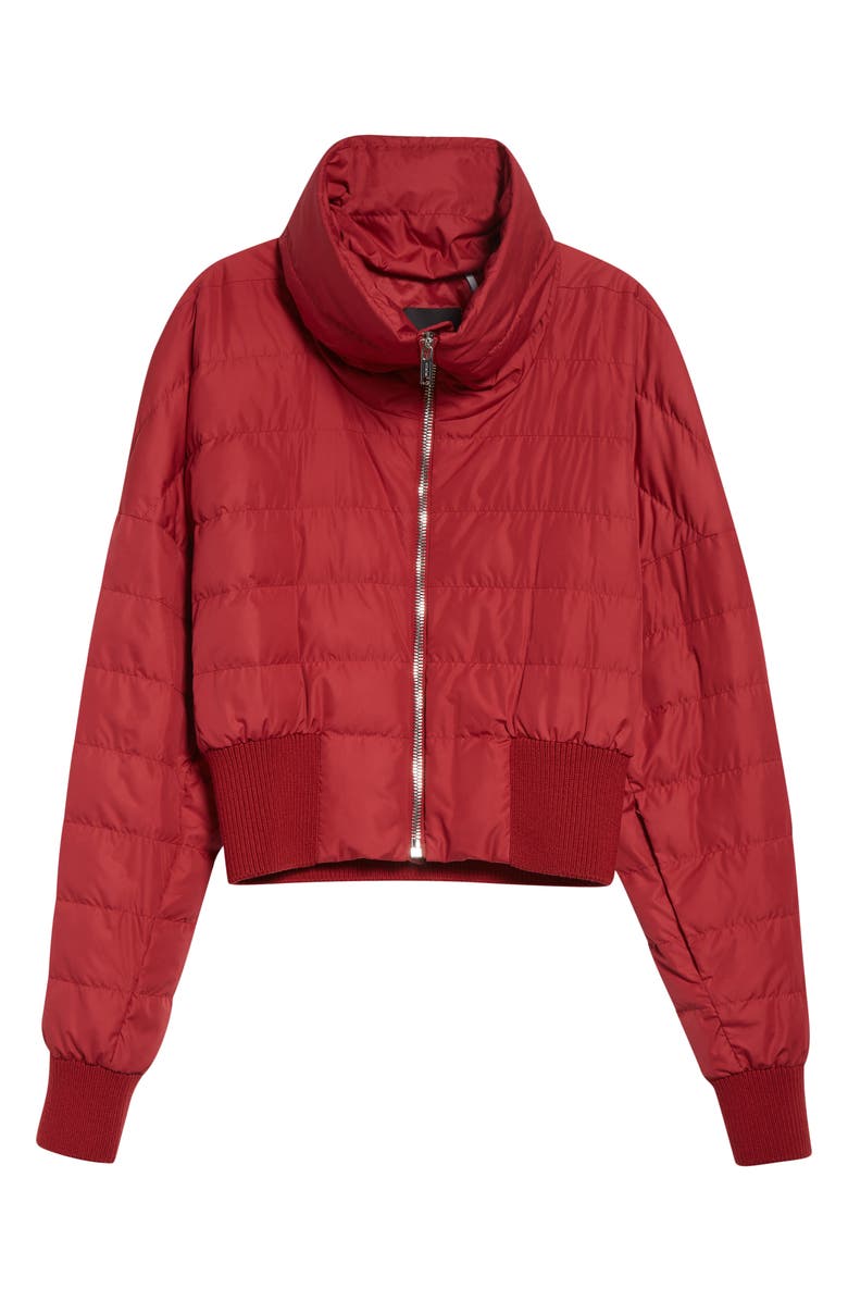 Moncler x Rick Owens Crop Down Puffer Jacket, Main, color, Red