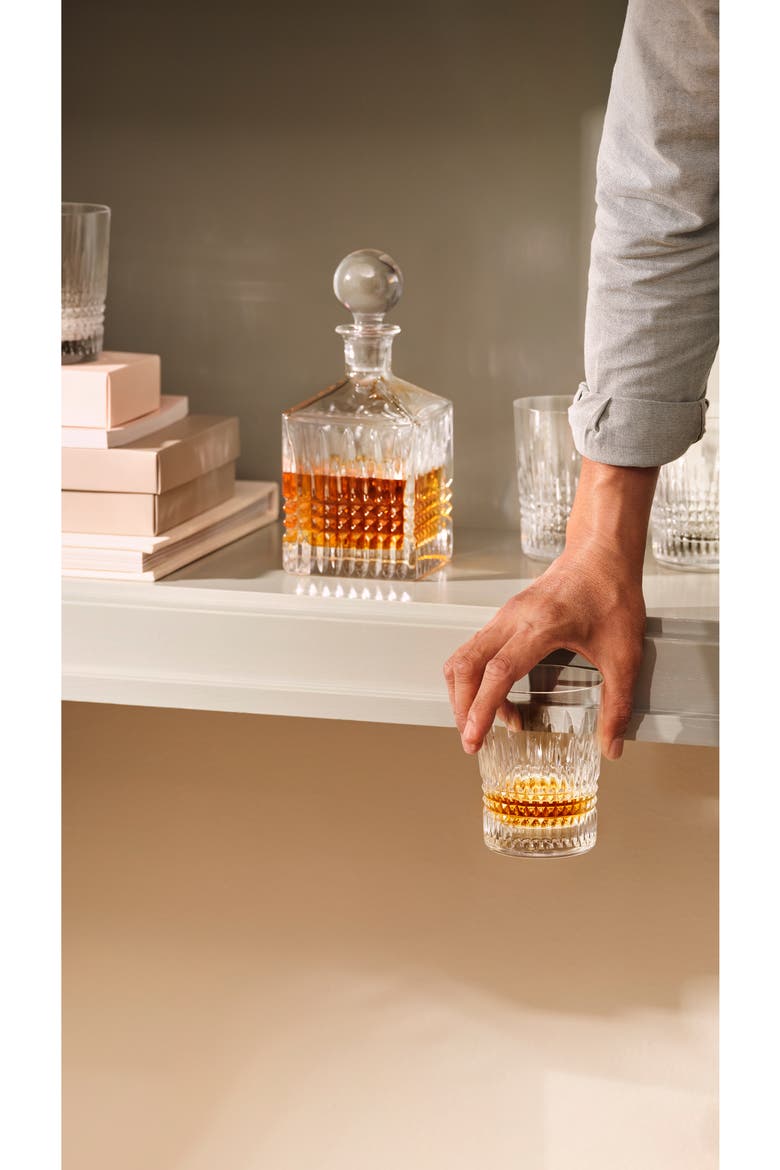 'Lismore Diamond' Lead Crystal Decanter, Alternate, color, CLEAR