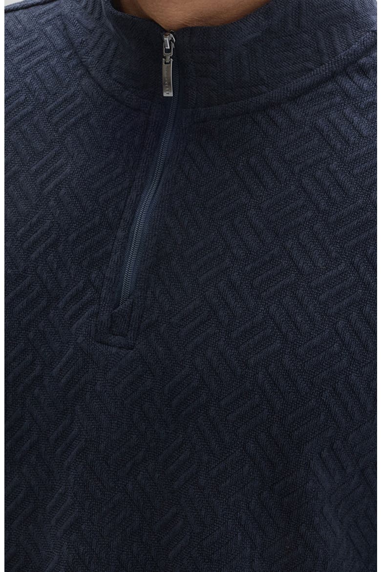 Avila Quarter Zip Pullover, Alternate, color, DARK CASPIAN