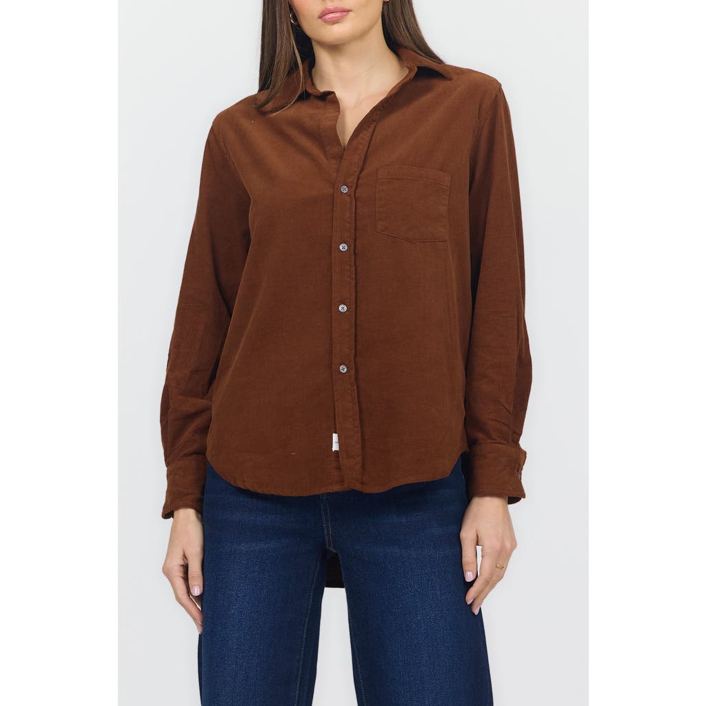 Dear John Galina Relaxed Button Up Shirt In Cappuccino