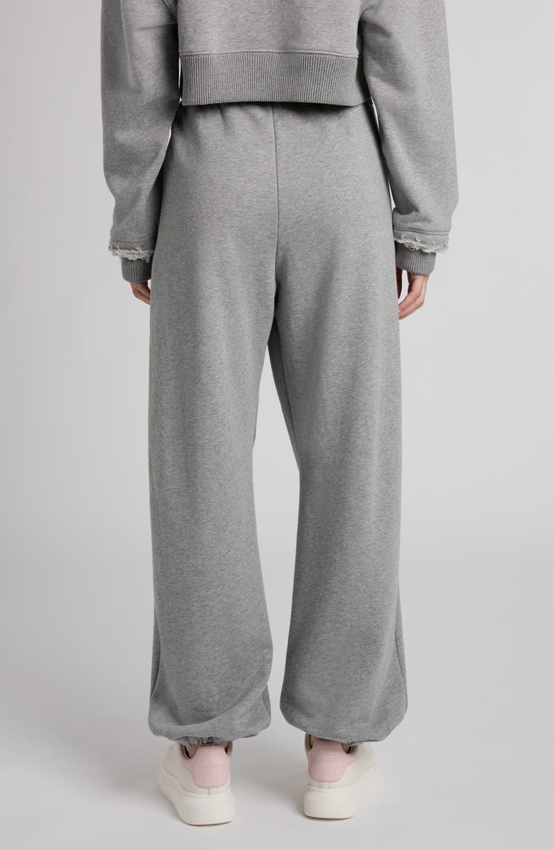 McQueen Skull Embroidered Sweatpants, Alternate, color,