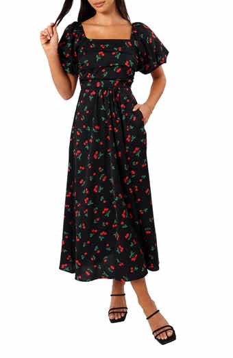 Petal & Pup Chlo Puff Sleeve Midi Sundress