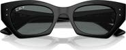 Ray-Ban Zena 49mm Polarized Small Geometric Sunglasses
