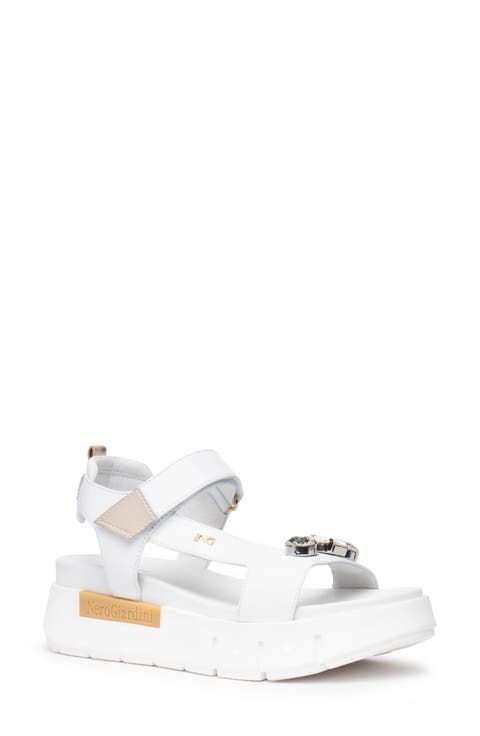 Ankle Strap Platform Sandal (Women)
