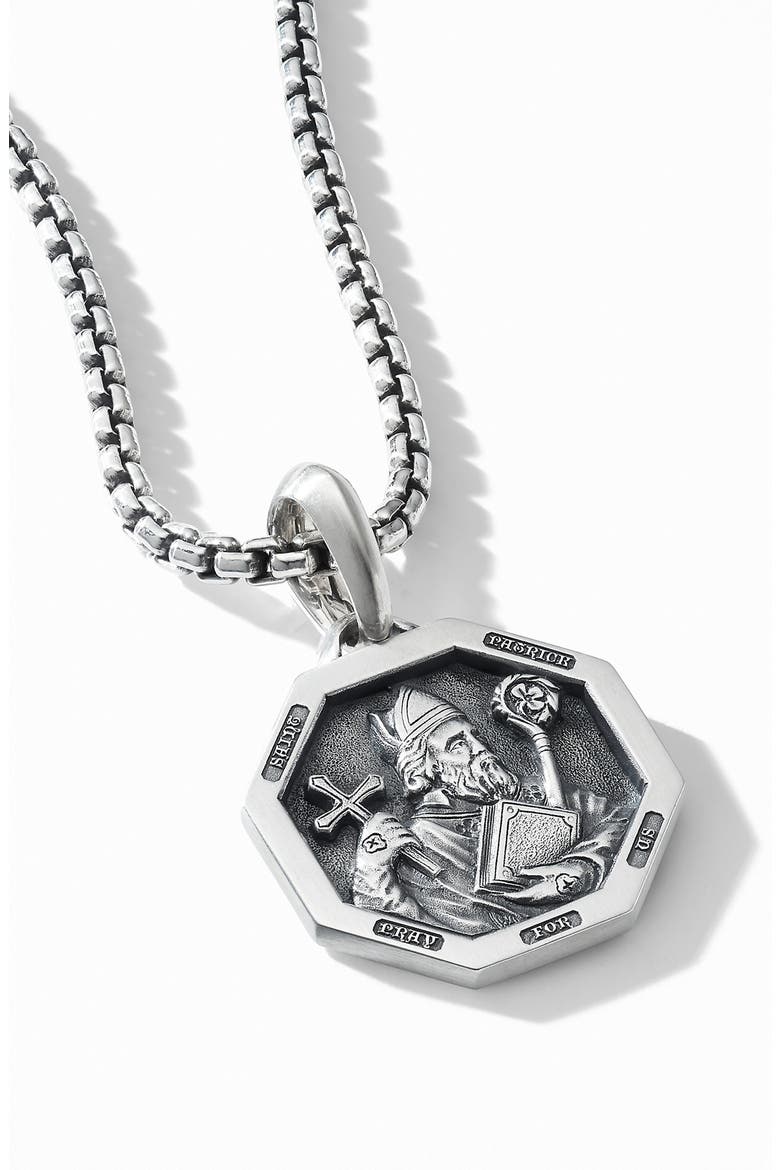 St. Patrick Amulet, Alternate, color, SILVER