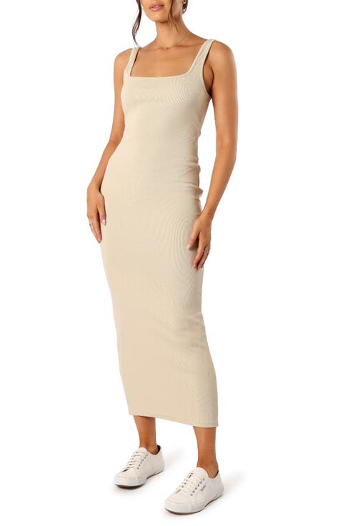 Cynthia Ribbed Maxi Tank Dress