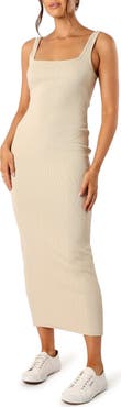 Petal & Pup Cynthia Ribbed Maxi Tank Dress