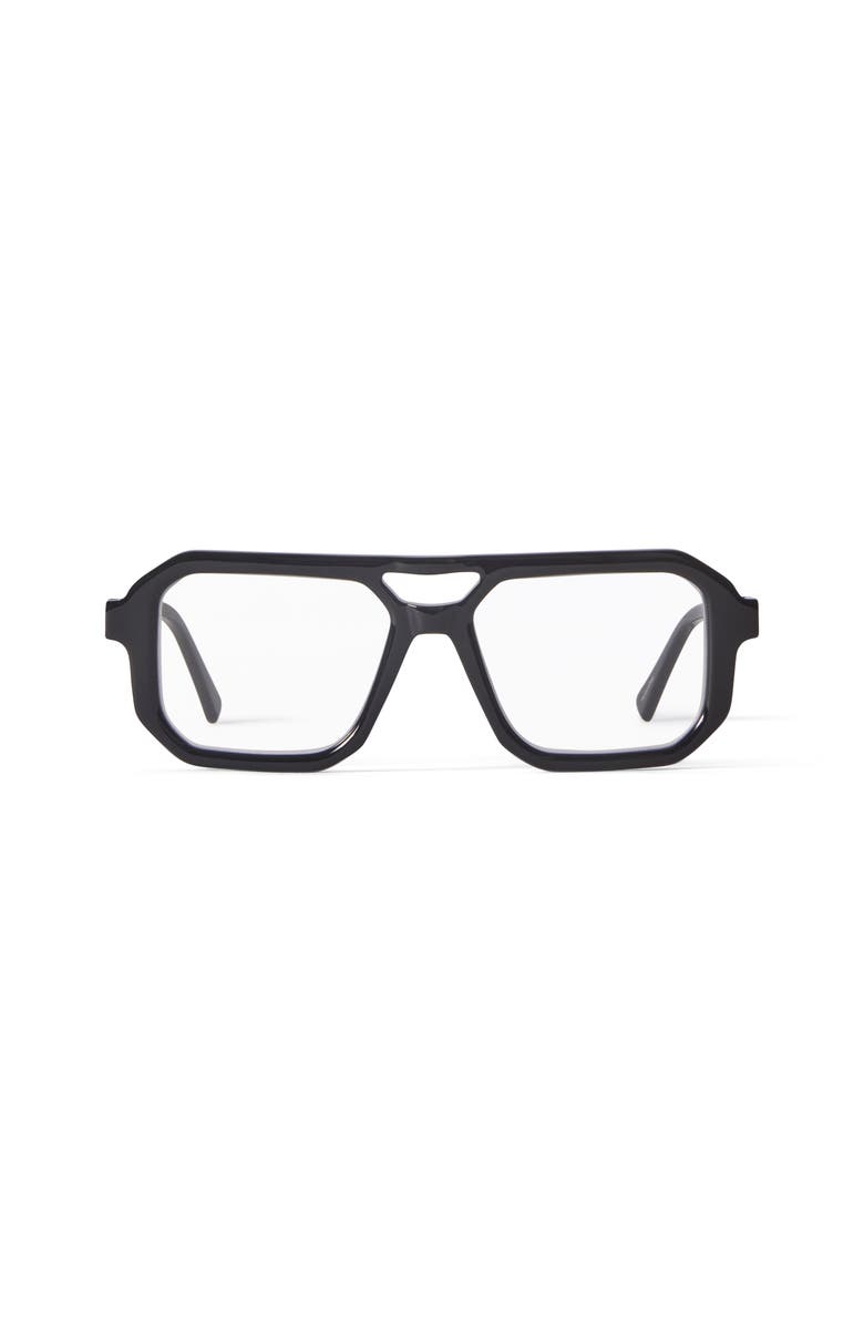 French Kiwis Eyewear Angelo Blue Light Glasses, Main, color, Black