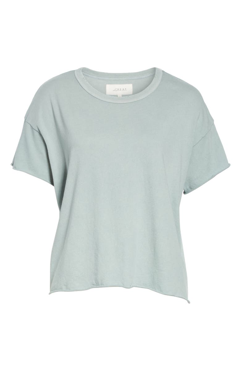 THE GREAT. The Crop Tee, Alternate, color, 