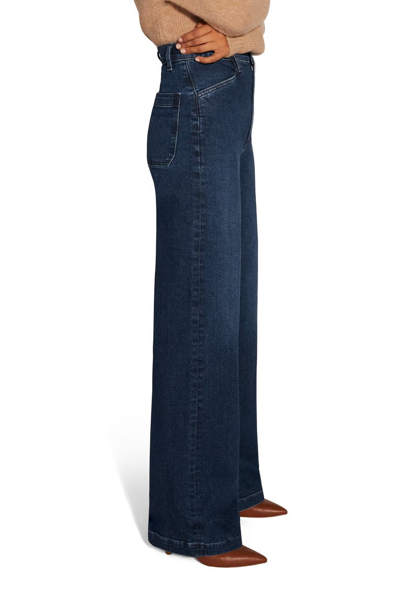 The Mischa Super High Waist Wide Leg Jeans, Alternate, color, COLUMBIA