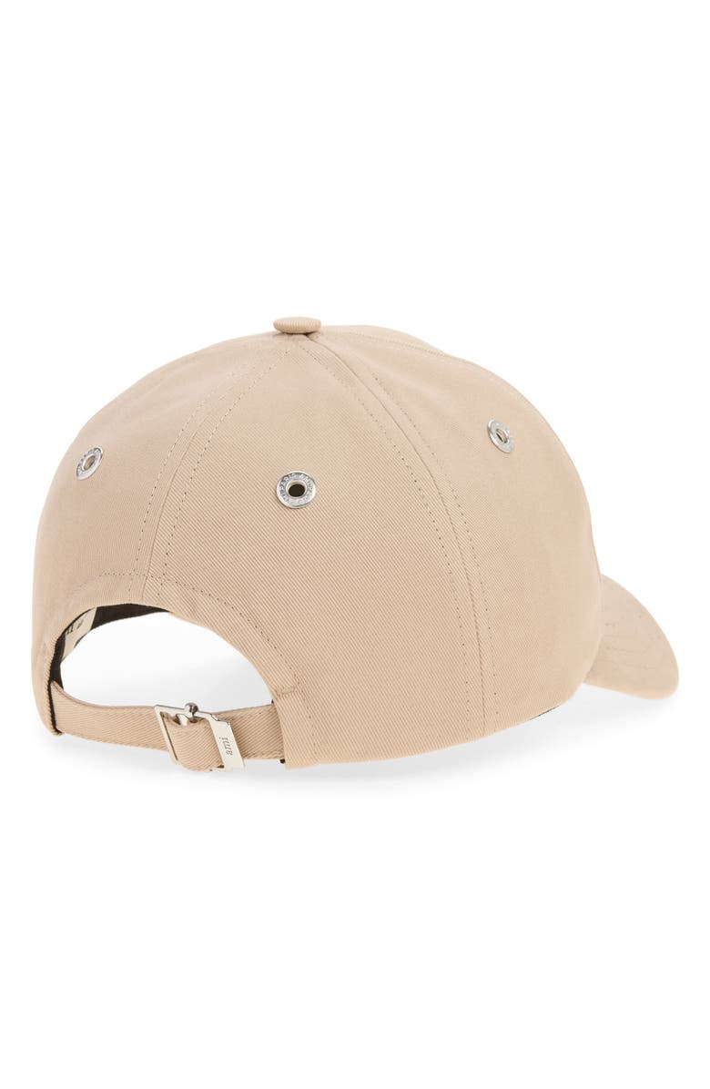 AMI PARIS Ami de Coeur Embroidered Adjustable Baseball Cap, Alternate, color, Beige Taupe