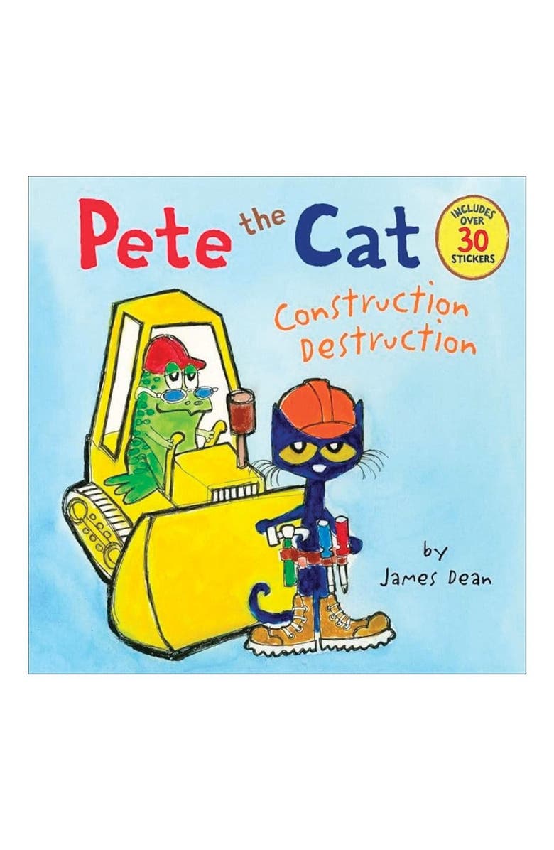 Kaplan Early Learning Company Pete the Cat Doll and 4 Paperback Book Set, Alternate, color, Blue