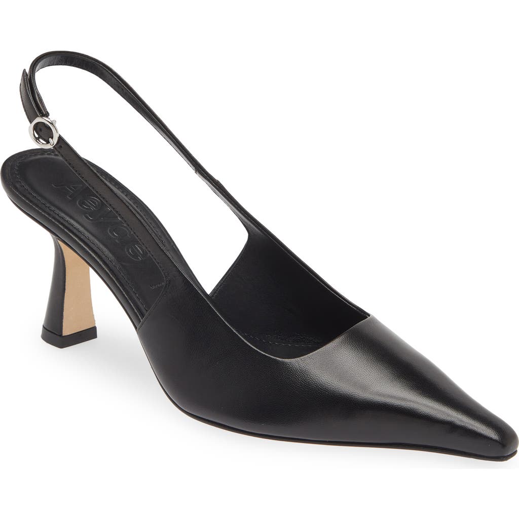 aeyde Fernanda Pointed Toe Slingback Pump in Black  product
